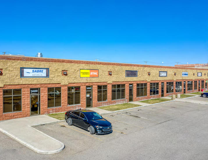 flex industrial warehouse space for lease in South Calgary. Telsec