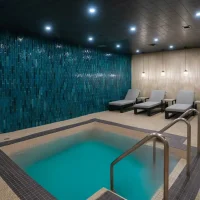 Hot tub in Nordic Spa at ECAC in downtown Calgary