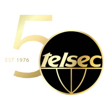 Telsec Property Corporation 50th Anniversary Logo